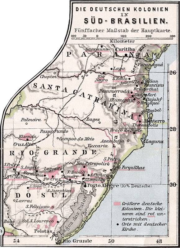 Die Deutschen Kolonien in Süd-Brasilian